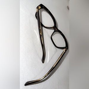 Gucci black and gold glasses